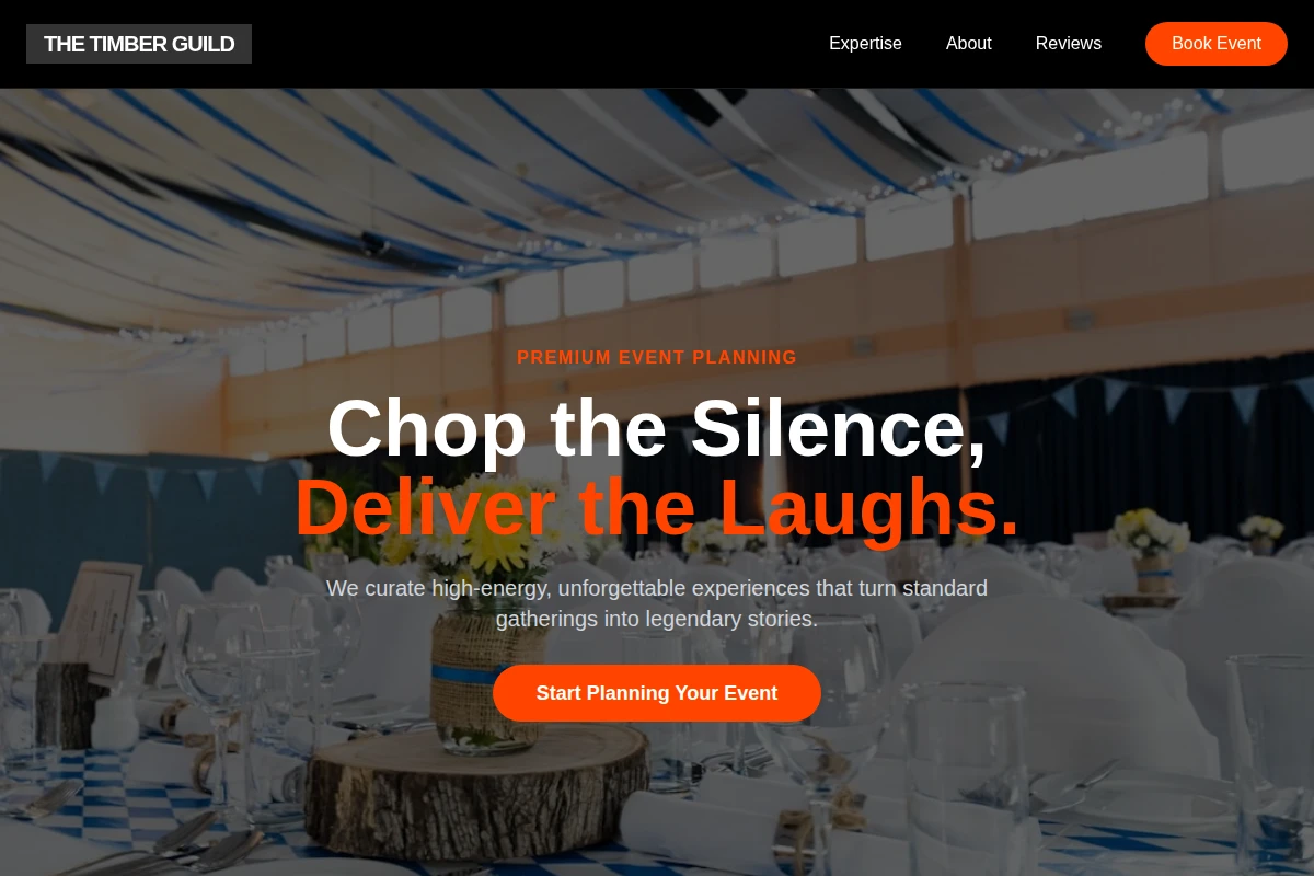 Booking Event Planning