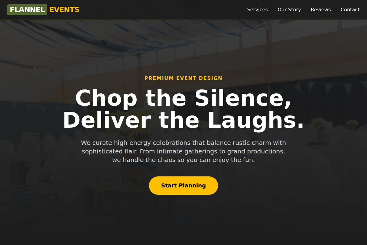 Flannel Event Planning