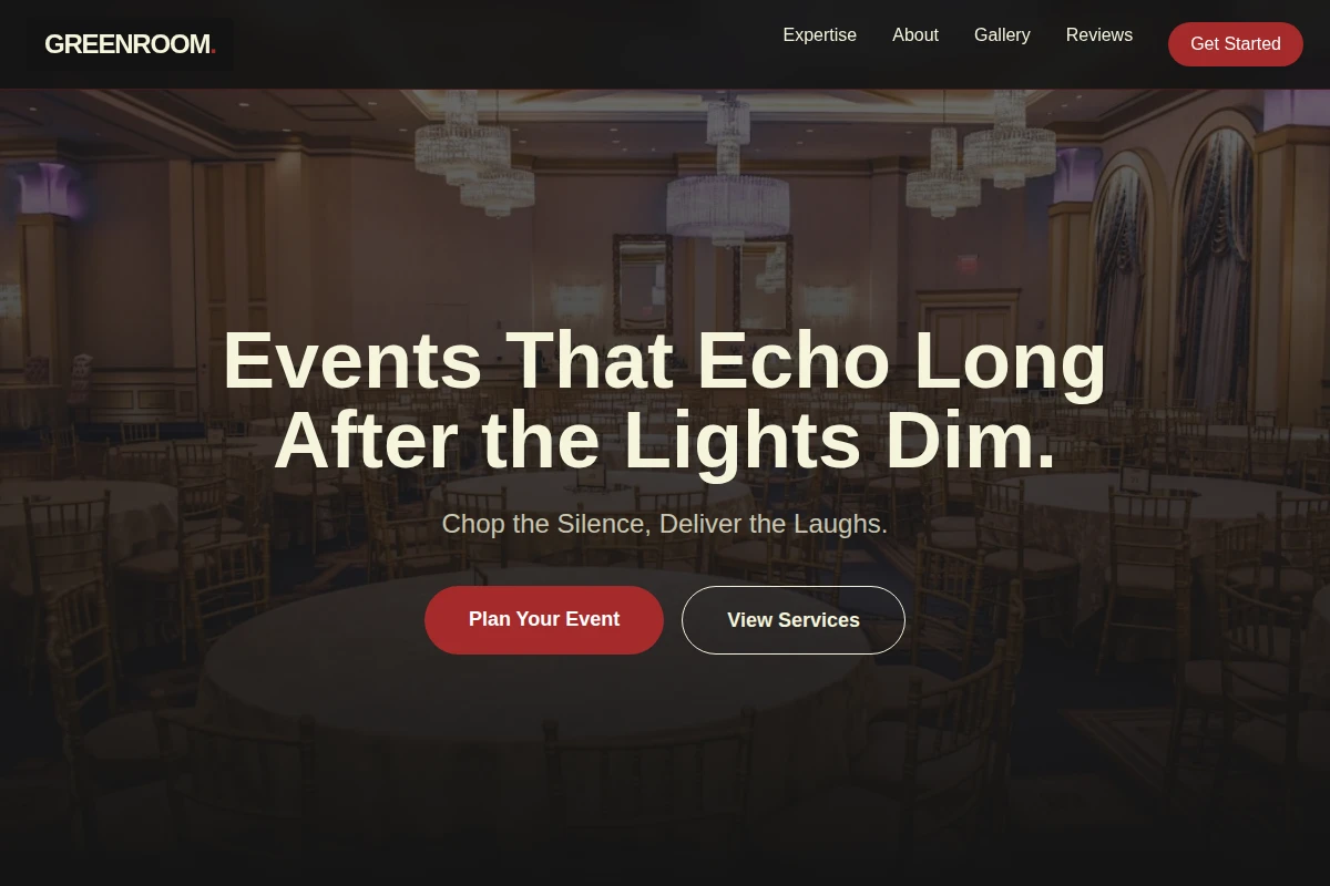 Greenroom Event Planning
